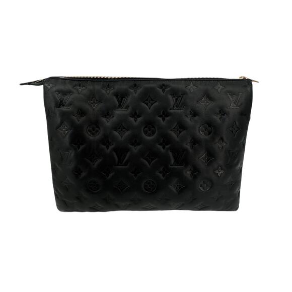 LOUIS VUITTON Lambskin Embossed Monogram Coussin MM - Picture 3 of 16